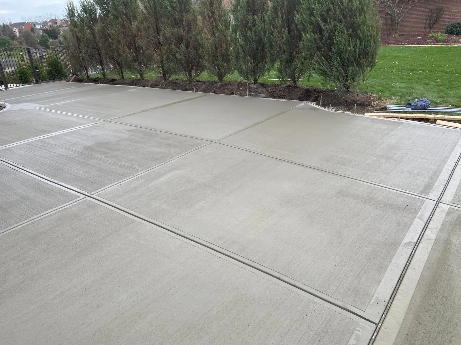 Concrete driveway installation in Apollo, PA