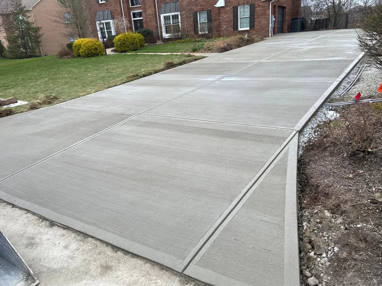 Concrete driveway installation in Apollo, PA
